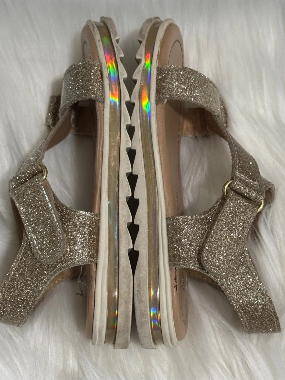 Rachel Zoe sparkling gold